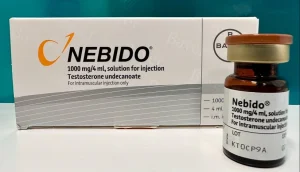 Testosterone undecanoate (Injectable, long-acting, e.g. Nebido, Aveed)