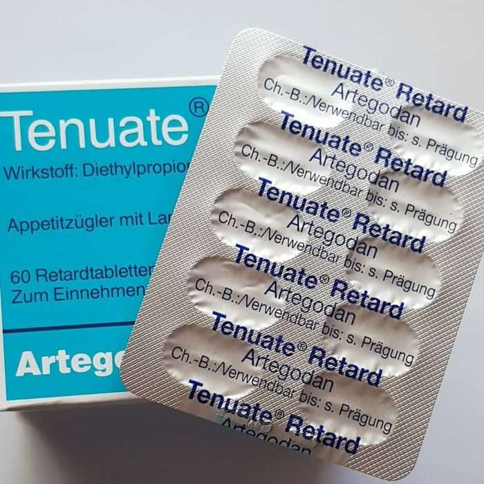 Tenuate Retard 75mg – 100 tablets per pack