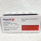 Alprazolam 0.25mg: Anti Anxiety Medication