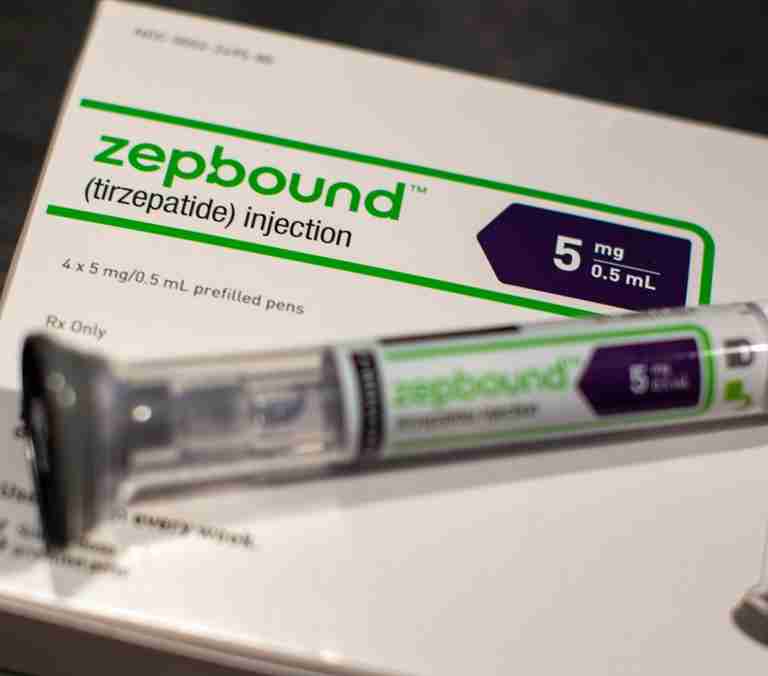 Buy Zepbound Tirzepatide Injection Prefilled Syringes 5 mg/0.5 mL Pen-Style (4-Pack) **Refrigeration Required** (RX) Zepbound Tirzepatide Injection Prefilled Syringes 5 mg/0.5 mL Pen-Style (4-Pack) **Refrigeration Required** (RX)