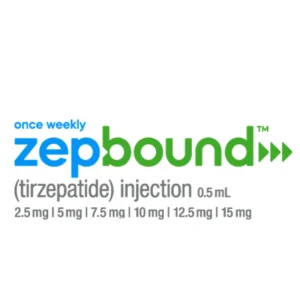 Zepbound Tirzepatide Injection Prefilled Syringes 12.5 mg/0.5 mL Pen-Style (4-Pack) **Refrigeration Required** (RX)