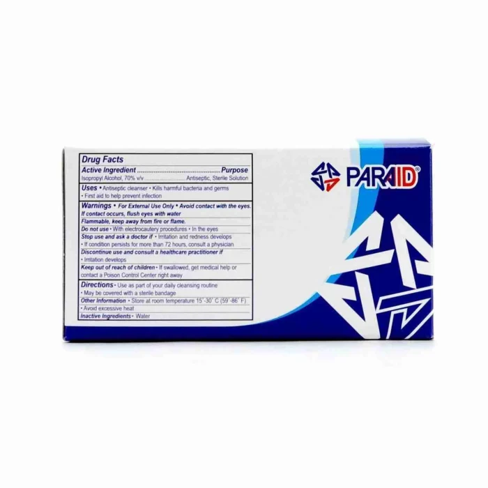 Sterile Alcohol Prep Pads – Paraaid® ( 1.25″ X 2.5″, Medium, 200/box)