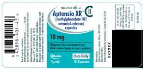 Aptensio XR (methylphenidate ER)