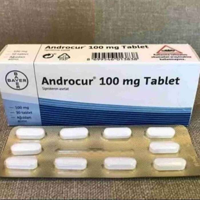 Androcur (Cyproterone acetate) 100mg 30 Tablets