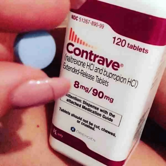 Contrave (Naltrexone-bupropion) 8mg/90mg, Price Per Bottle