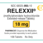 Relexxii (methylphenidate equivalent brand)