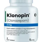 Klonopin 2 mg (Clonazepam) Tablets
