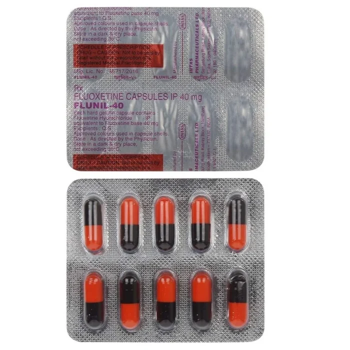 Flunil 40mg Capsule – Fluoxetine | Antidepressant Medication