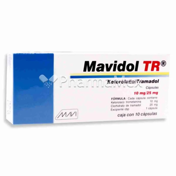 Gammadol Ketorolaco Tramadol Generic 10mg/25mg 30 Caps