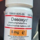 Desoxyn (methamphetamine HCl — rarely prescribed, controlled)