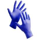 Gloves, Exam, Nitrile, Powder-free, Large, Blue, Ultraform 300/box