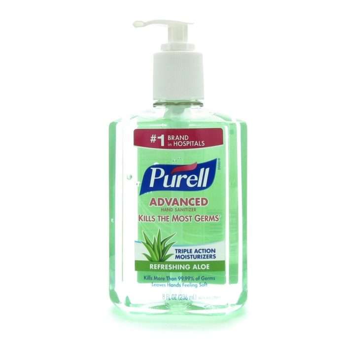 Buy Hand Sanitizer, Aloe With Pump, 8 Ounce Bottle, Purell®, Each! Hand Sanitizer, Aloe With Pump, 8 Ounce Bottle, Purell®, Each!