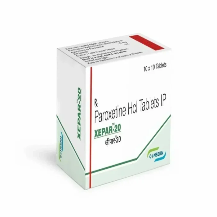 Paroxetine Hcl 20 Mg Tablet