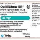 QuilliChew ER (chewable methylphenidate)