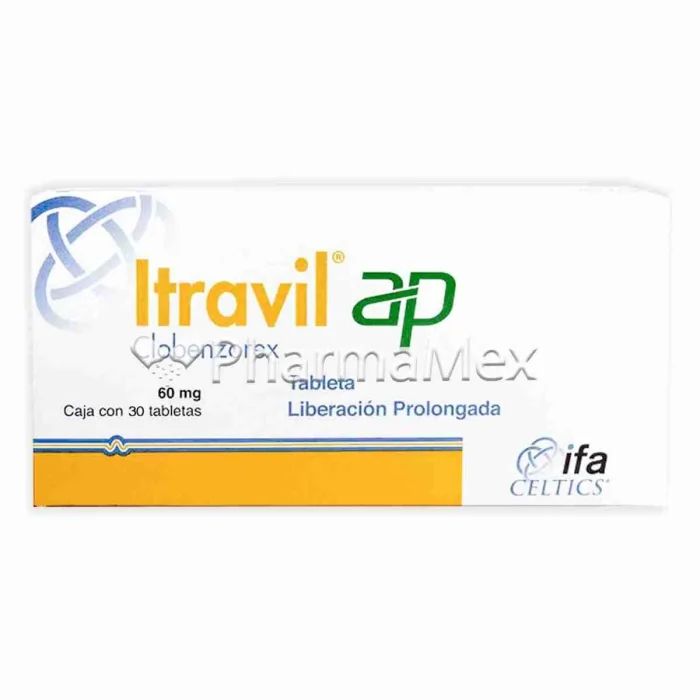 Buy Itravil Ap Clobenzorex 60 Mg 30 Caps Extended Release