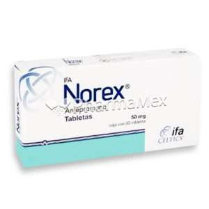 Norex Ifa Amfepramone Hydrochloride 50 Mg 30 Tabs