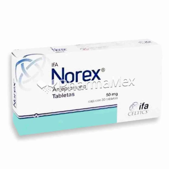 Buy IFA Norex Anfepramona 50mg Hydrochloride 50 Mg 30 Tabs