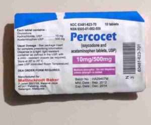 Percocet 10/325mg – Effective Pain Relief Tablets