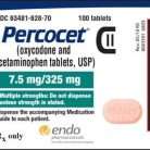 Percocet 7.5mg-325mg Tablet, Price Each Per Pill!