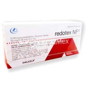 Redotex Nf Norpseudophedrine Atropine Aloin 30 Caps