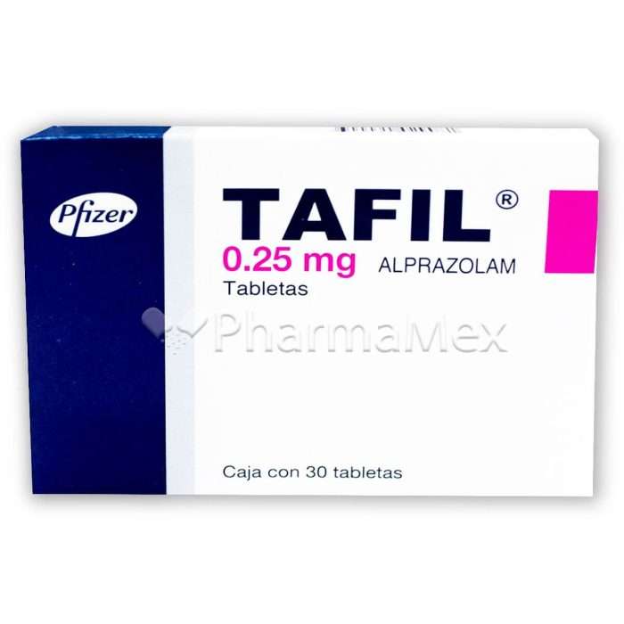 Tafil Alprazolam 0.25 Mg