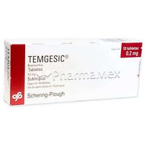 Temgesic Bupremorphine 0.2 Mg 10 Tabs
