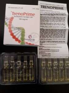 Trenoprime 100mg/ml (Trenbolone acetate) – 10 ampoules pack