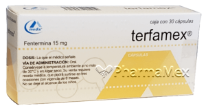 Disebsin Terfamex Phentermine 15 Mg 30 Caps