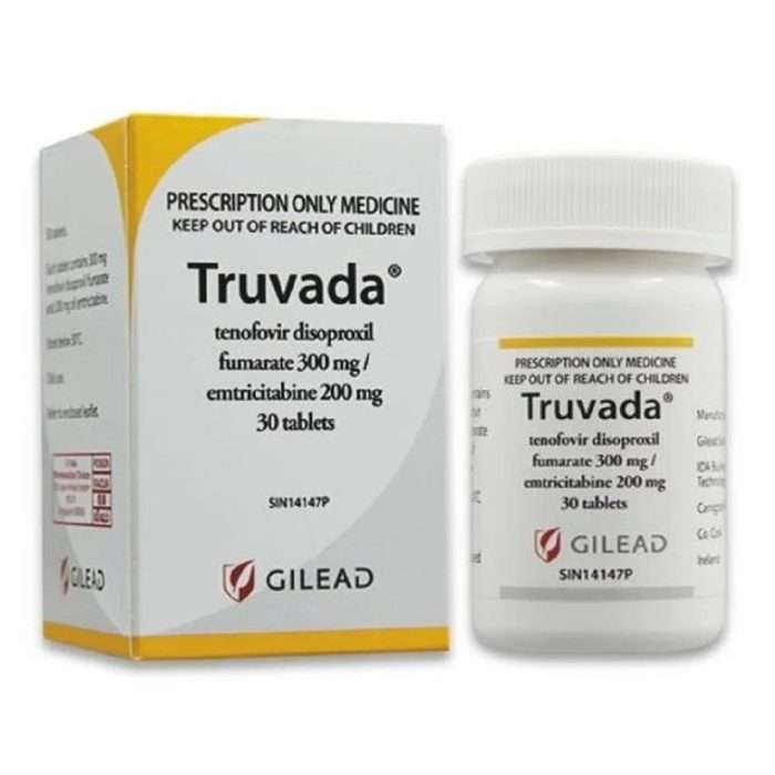 Buy Truvada (Emtricitabine/Tenofovir Disoproxil Fumarate) Truvada (Emtricitabine/Tenofovir Disoproxil Fumarate)