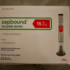 Zepbound Tirzepatide Injection Prefilled Syringes 15 mg/0.5 mL Pen-Style (4-Pack) **Refrigeration Required** (RX)