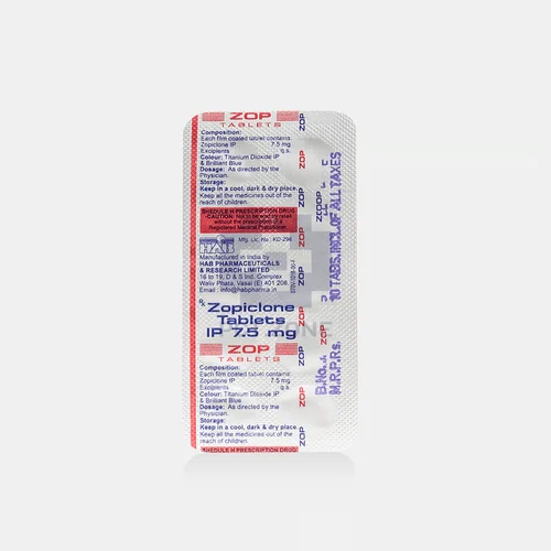 Buy ZOPICLONE 7.5mg ZOPICLONE 7.5mg