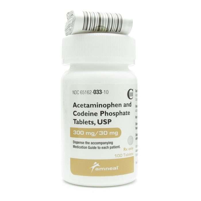 Codeine Phosphate 30mg – Pain & Cough Relief