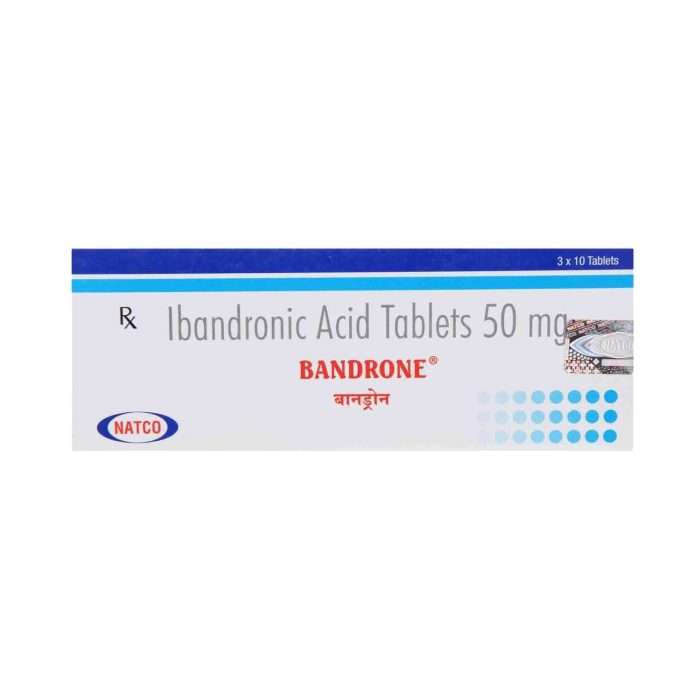 Bandrone 50mg Tablet (Ibandronic Acid)