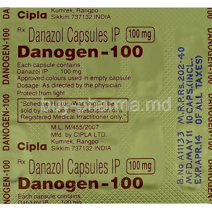 Buy Danogen 100mg Capsule Danogen 100mg Capsule