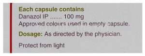 Danogen 100mg Capsule