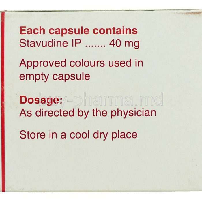 Stavir 40mg Capsule (Stavudine)