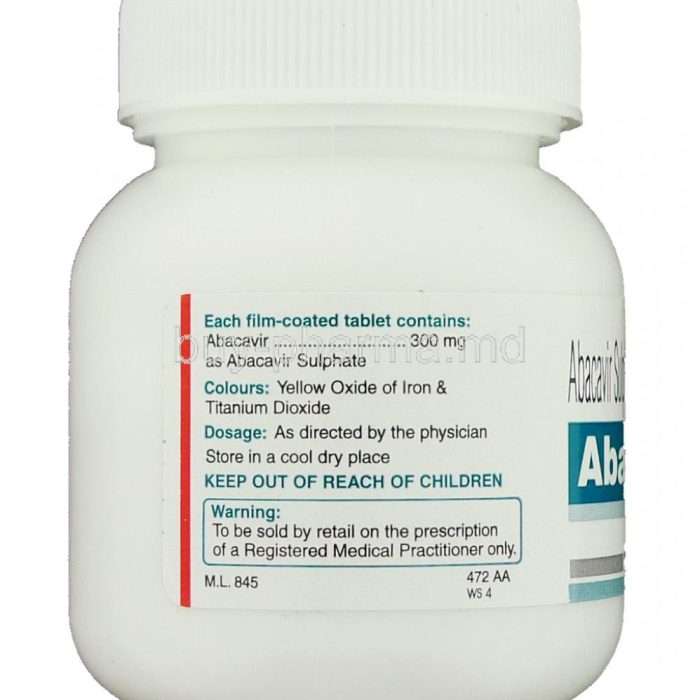 Buy Abamune 300mg Tablet (Abacavir) Abamune 300mg Tablet (Abacavir)