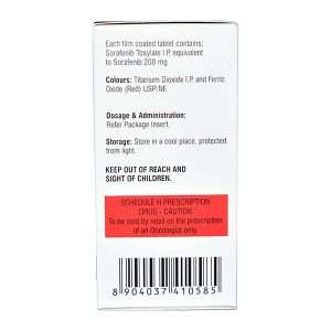 Buy Sorafenat 200mg Tablet (Sorafenib) Sorafenat 200mg Tablet (Sorafenib)
