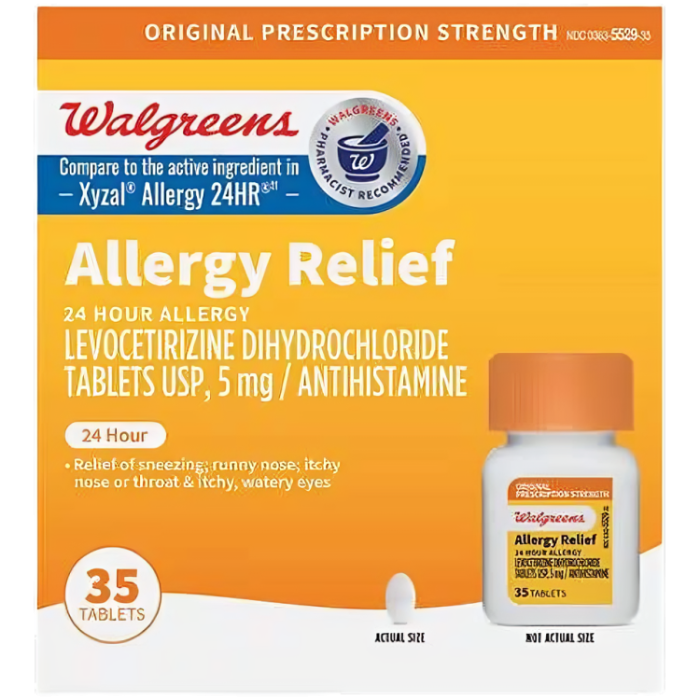 Levocetirizine / Loratadine Tablets – 24-Hour Allergy Relief Antihistamine