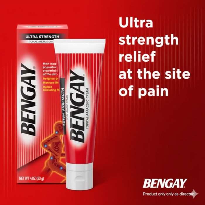 Buy Bengay / topical menthol/NSAID preparations Bengay / topical menthol/NSAID preparations