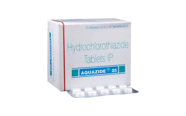 Buy Aquazide 25mg Tablet (Hydrochlorothiazide) Aquazide 25mg Tablet (Hydrochlorothiazide)