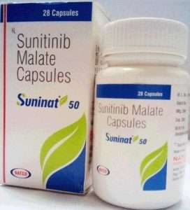 Buy Suninat 50mg Capsule (Sunitinib) Suninat 50mg Capsule (Sunitinib)