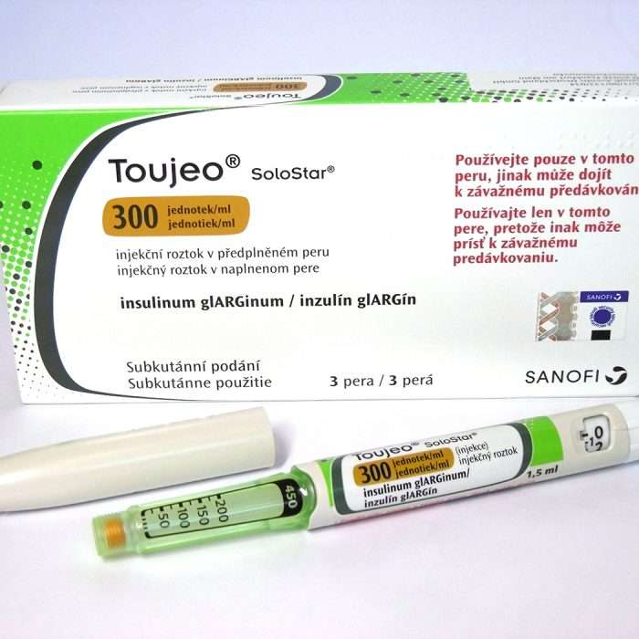 Togeo SoloStar 300 Units/mL Insulin Glargine – 5 Pens