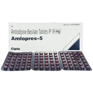 Amlopres 5mg Tablet (Amlodipine Besilate)