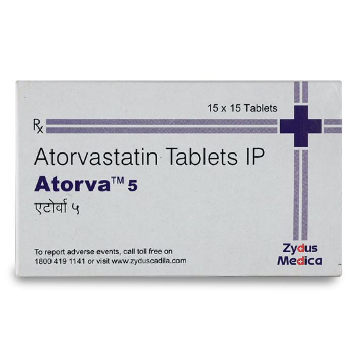 Buy Atorva 5mg Tablet (Atorvastatin) Atorva 5mg Tablet (Atorvastatin)