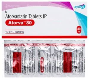 Atorva 80mg Tablet (Atorvastatin)
