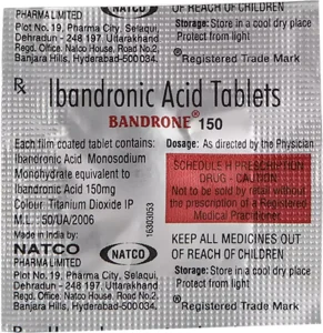 Bandrone 150mg Tablet (Ibandronic Acid)
