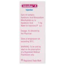 Idrofos 3mg Injection (Ibandronic Acid)