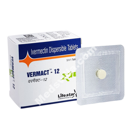 Buy Vermact 12mg Tablet (Ivermectin) Vermact 12mg Tablet (Ivermectin)