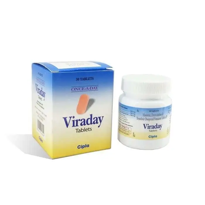 Buy Viraday Tablet (Tenofovir/Emtrictabine/Efavirenz) Viraday Tablet (Tenofovir/Emtrictabine/Efavirenz)